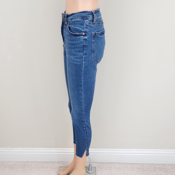 Loft Curvy Skinny Ankle Jeans Pants - Picture 4 of 13